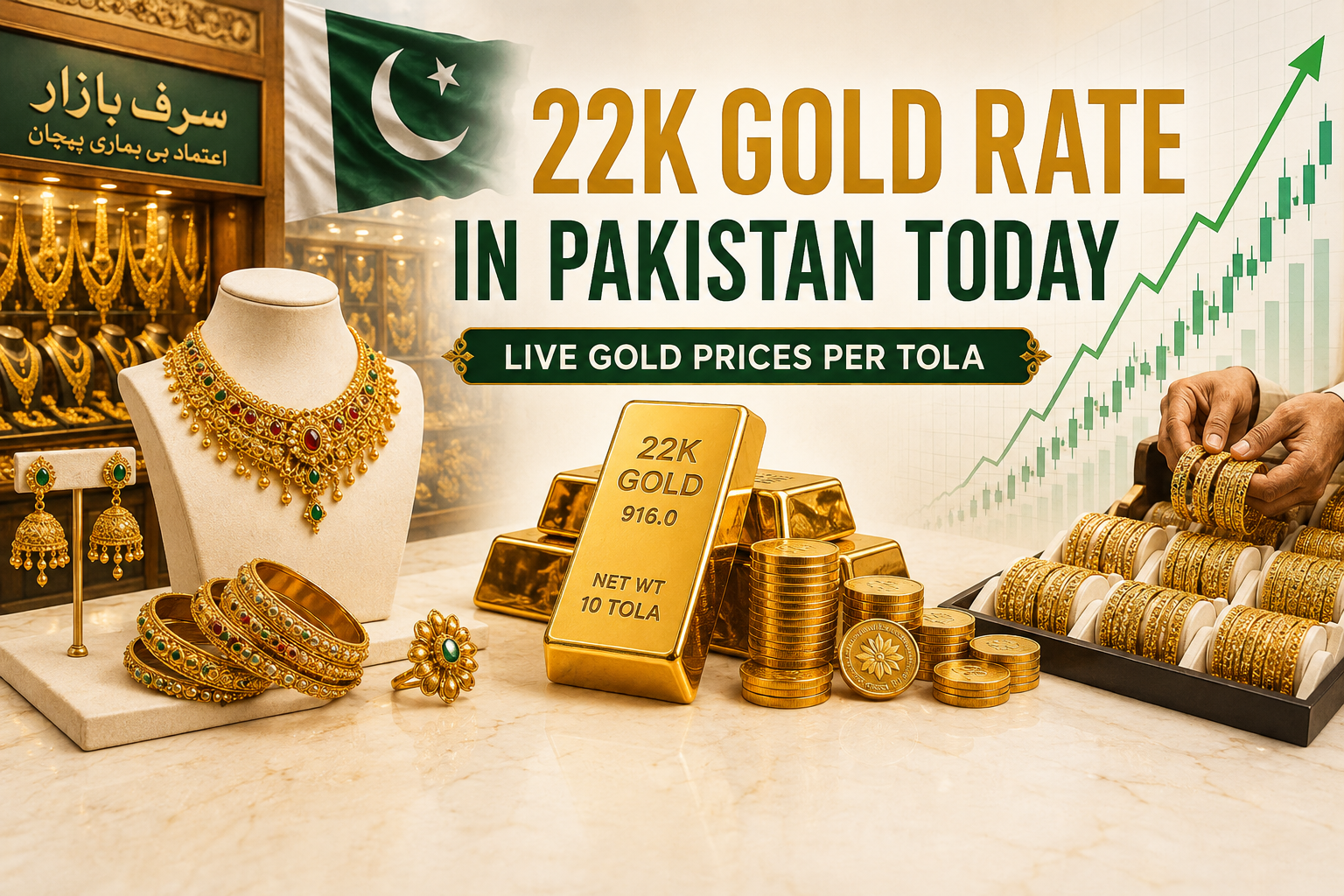 22K Gold Rate in Pakistan Today - Live Prices & Gold Calculator